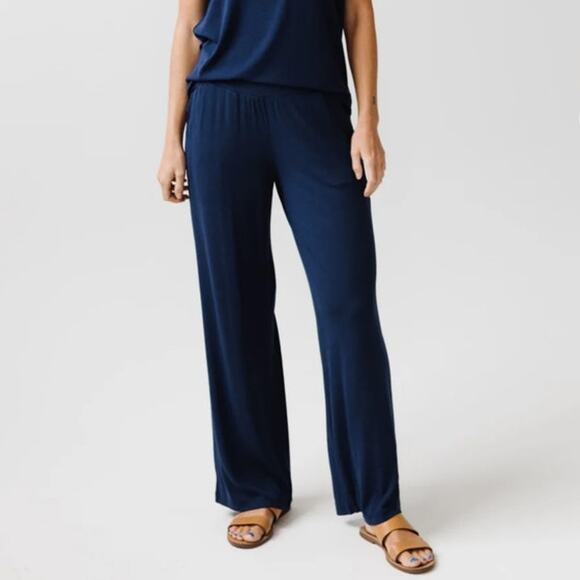Cozy Earth Wide Leg Rib Knit Bamboo Loungepants Size XXL - Picture 1 of 9